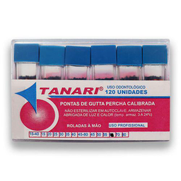 Imagem do produto Cone De Guta Percha Calibrada Tubo 28Mm Com 120 Tanari