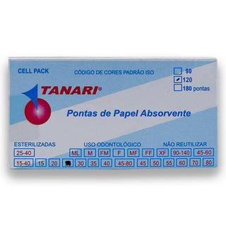 Imagem do produto Cone De Papel Absorv Cell Pack Com 120 Tanari