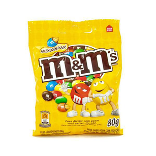 Imagem do produto Confeitos M&M Amendoim 80G