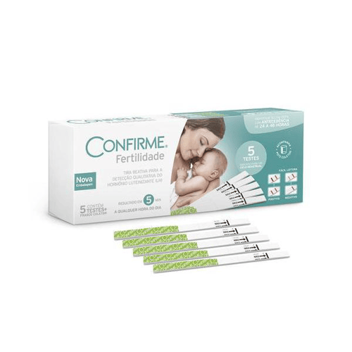 Confirme - Teste De Fertilidade Feminina C 5 Testes