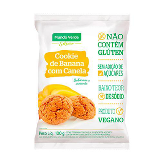 Imagem do produto Cookie Banana E Canela 100G Mv Seleção Mundo Verde Seleção