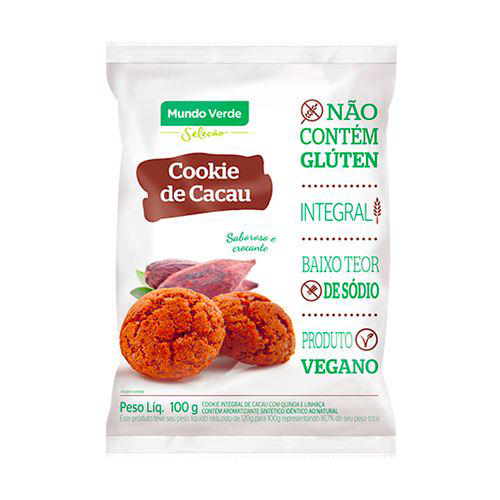 Imagem do produto Cookie Cacau 100G Mv Seleção Mundo Verde Seleção