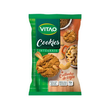Imagem do produto Cookies Integrais Vitao Castanha De Cajú 80G