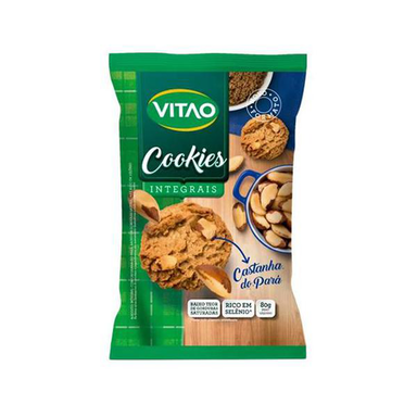 Imagem do produto Cookies Integrais Vitao Castanha Do Pará 80G Cookies Integrais Vitao Castanha Do Pará 80G