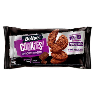 Cookies Zero Açúcar Double Chocolate 67G Belive