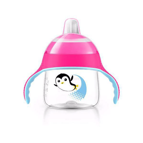 Imagem do produto Copo Com Bico E Alça Avent Philips Pinguim 200Ml Livre De Bisfenola Bpa Free Azul 6M E