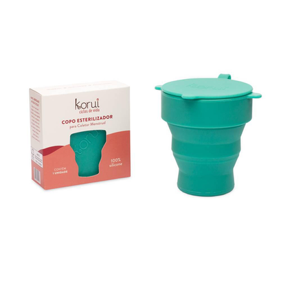 Imagem do produto Copo Esterilizador Para Coletor Menstrual Korui Cor Floresta