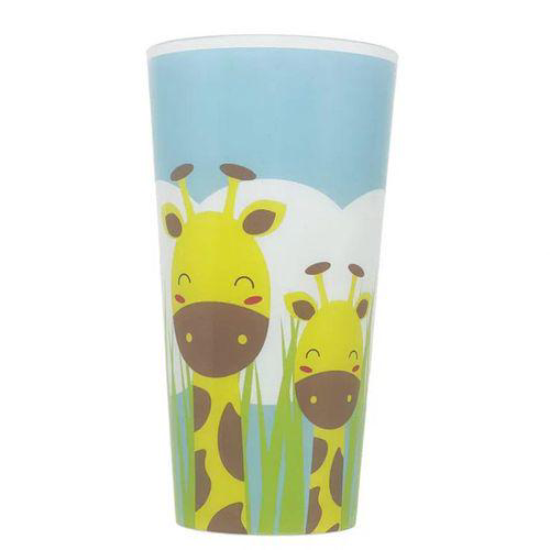 Copo Infantil Com Tampa Eco Girafa 400Ml Giro Baby