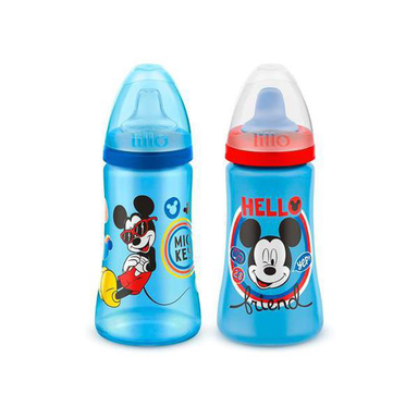 Copo Lillo Colors Disney Mickey Cores Sortidas 2 Unidades 300Ml Cada