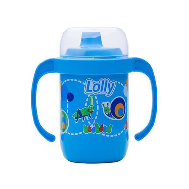 Imagem do produto Copo - Lolly Anti-Vazamento Com Alça Azul 250Ml
