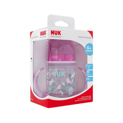 Copo Nuk First Choice Girls Treinamento Rosa 150Ml