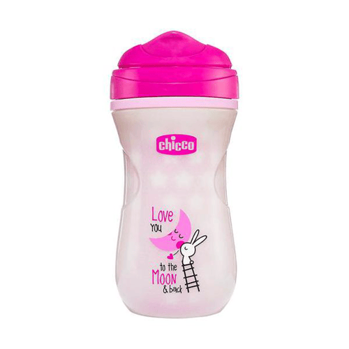 Imagem do produto Copo Térmico Brilha No Escuro Shiny Cup 266Ml 14M+ Rosa Chicco