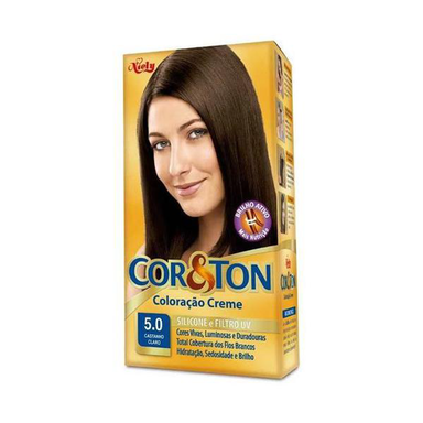 Cor E - Ton Coloracao Kit 5.0 Castanho Claro
