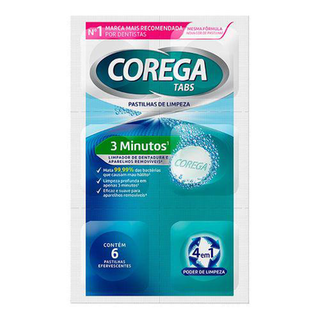 Corega Tabs Branqueador 6 Pastilhas 6 Pastilhas