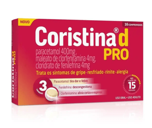 Coristina D Pro - 16 Comprimidos