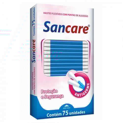 Imagem do produto Cotonetes Sancare 75Unid