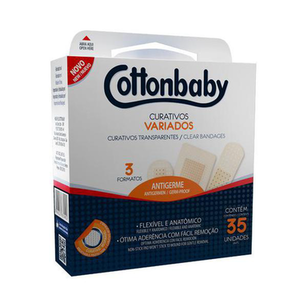 Imagem do produto Cottonbaby Curativos Variados C/35