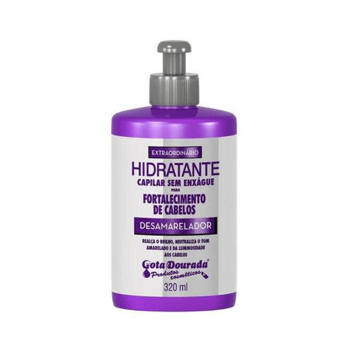 Imagem do produto Creme Capilar Gota Dourada Desamarelador Sem Enxaguante 320Ml