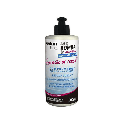 Creme Para Pentear S.O.S Bomba Original Salon Line 500Ml