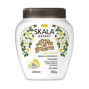 Skala Argila Branca Creme De Cabelo 1Kg