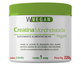 Creatina Wvegan Limão 220G
