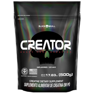 Imagem do produto Creator Creatina Monohidratada 500G Refil Black Skull