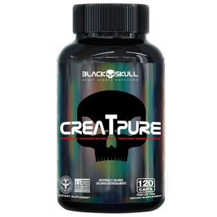 Imagem do produto Creatpure Creatina Creapure 120 Caps Black Skull