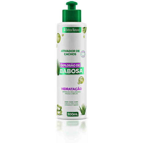 Imagem do produto Creme Ativador De Cachos Explosão De Babosa Beleza Natural 300Ml 300Ml