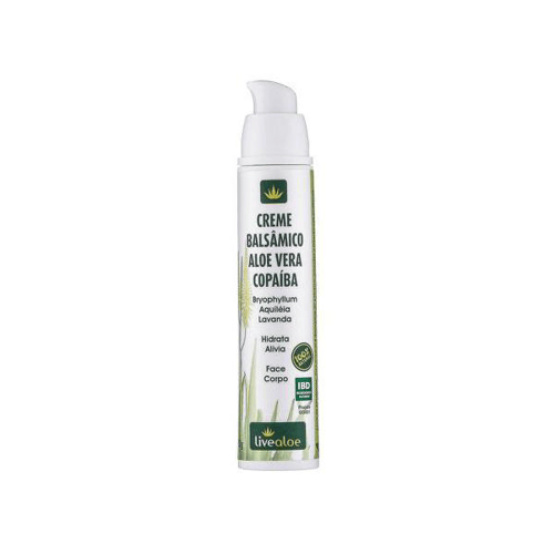 Imagem do produto Creme Balsmico Natural Aloe Vera E Copaíba 50G Livealoe Use Orgnico