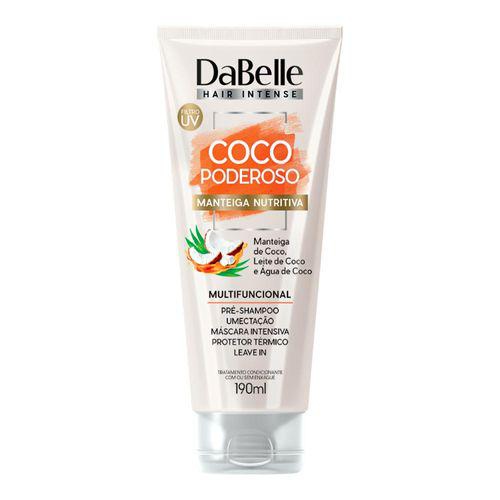 Imagem do produto Creme Capilar Manteiga Nutritiva Coco Vegano Dabelle 190Ml