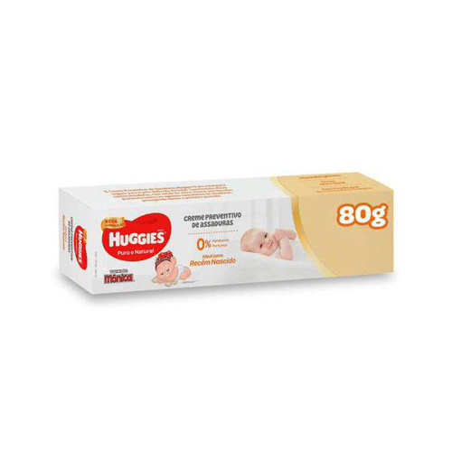 Creme Contra Assaduras - Huggies Puro E Natural 80G