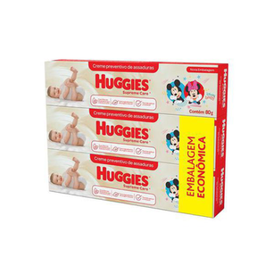 Imagem do produto Creme De Assaduras Huggies Supreme Care 3 Unidades De 80G Cada
