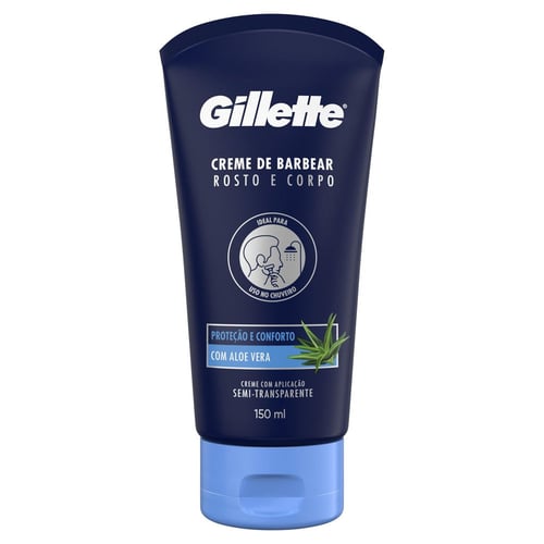 Creme De Barbear Gillette Proteção E Conforto 150Ml 150Ml