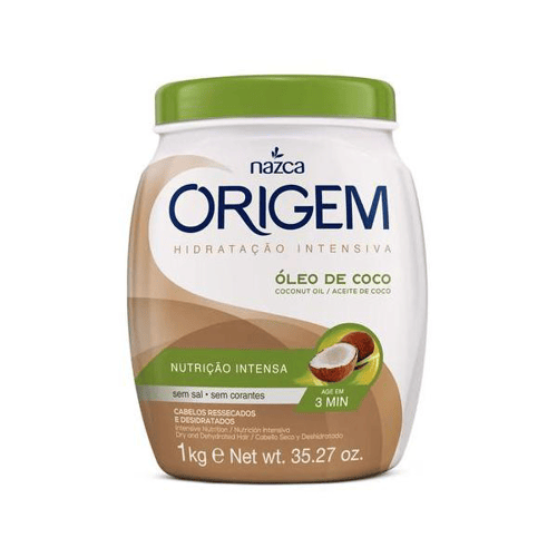 Creme De Hidratação Origem Óleo De Coco Com 1Kg