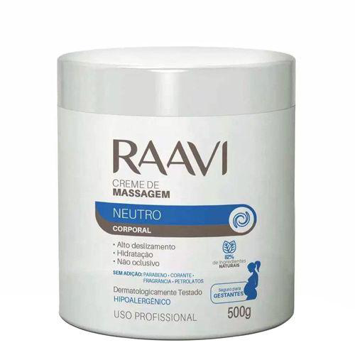 Imagem do produto Creme De Massagem Corporal Neutro Raavi 500G