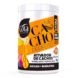Imagem do produto Creme De Pentear Cachos Perfeito Argan E Qu Gota Dourada 1Kg