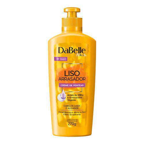 Imagem do produto Creme De Pentear Dabelle Liso Arrasador Cabelos Lisos E Alisados 270G
