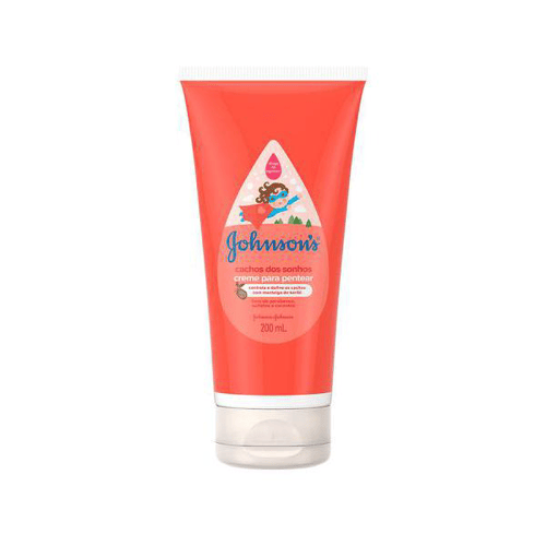 Creme De Pentear Infantil Johnson's Cachos Dos Sonhos 200Ml