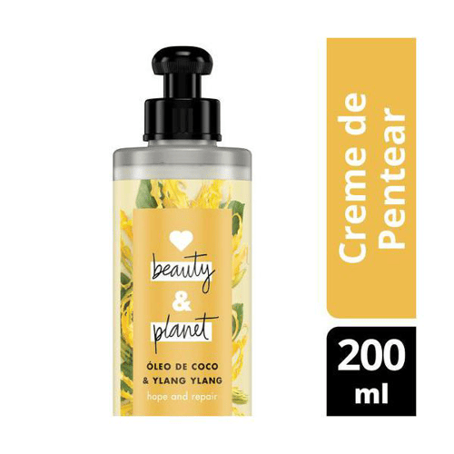 Creme De Pentear Love, Beauty And Planet Hope And Repair Óleo De Coco & Ylang Ylang 200Ml