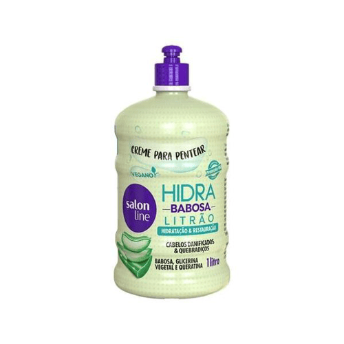 Imagem do produto Creme De Pentear Salon Line Hidra Babosa Litrão 1 Litro