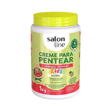 Creme De Pentear Salon Line Kids Cachinhos Definidos Vegano 1Kg