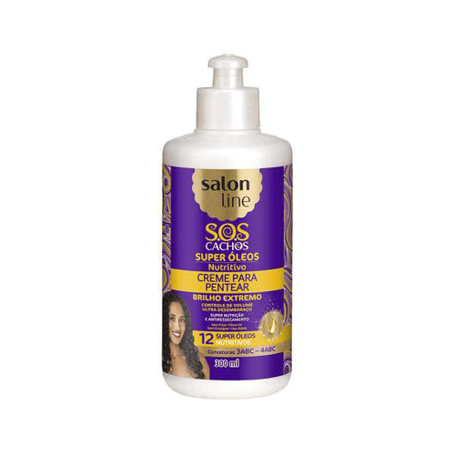 Imagem do produto Creme Para Pentear Salon Line Sos Cachos Super Nutrição 300Ml