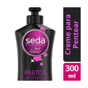 Creme De Pentear - Seda Pretos Luminosos 300Ml