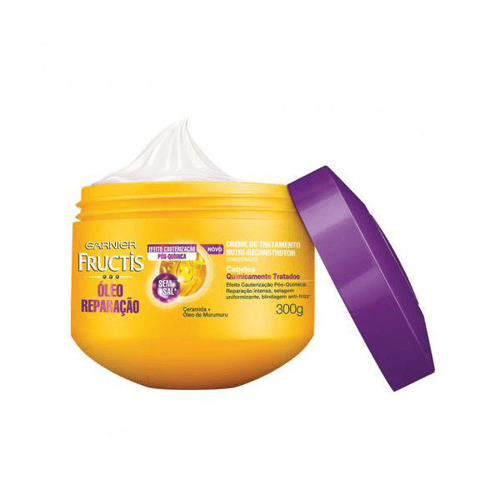 Imagem do produto Creme De Tratamento Fructis Oleo Reparação Pos Quimica 300Ml