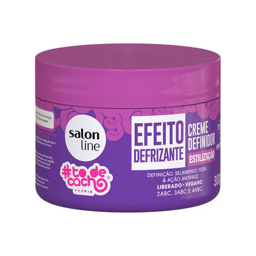 Creme Definidor #Todecacho Efeito Defrizante 300G Salon Line