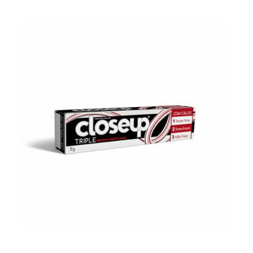 Creme Dental Closeup Triple Menta, 1 Unidade Menta Americana, 90g