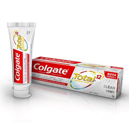 Imagem do produto Creme Dental Colgate Clean Mint Total 12 90G