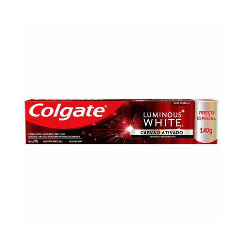 Creme Dental Colgate Luminous White Carvao 140G