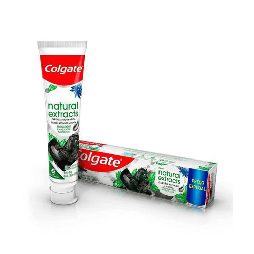 Imagem do produto Creme Dental Colgate Natural Extracts Carvão Ativado E Menta Com 140G 140G