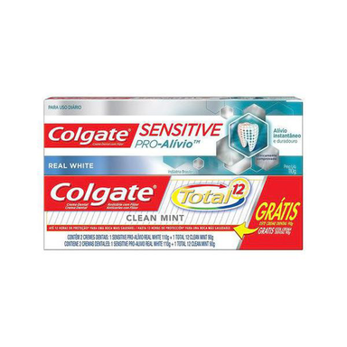 Creme Dental Colgate Sensitive Pro Alívio 110G Grátis Total 12